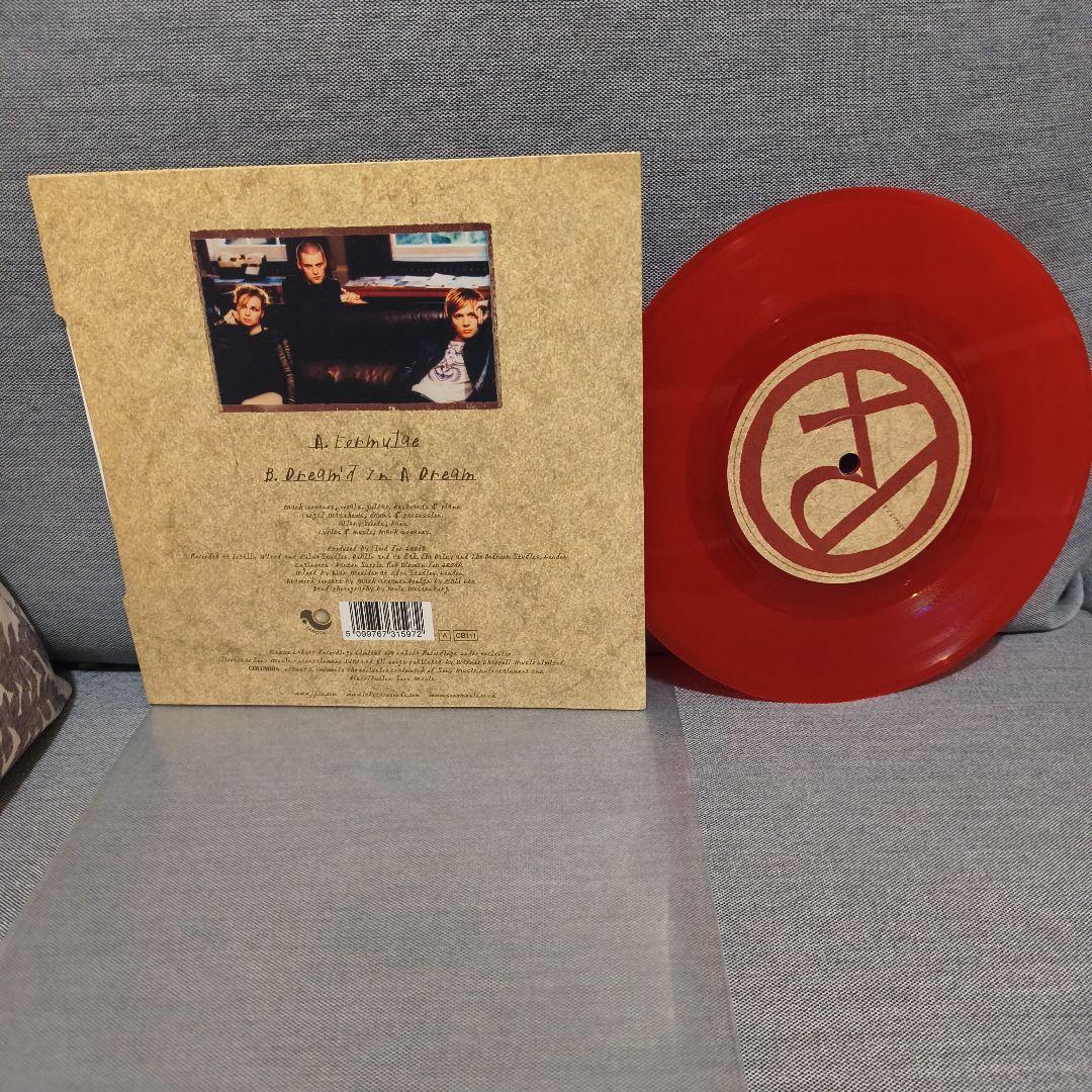 JJ72 Fermutae 7" Vinyl Record Red Translucent Single Alt Rock Indie