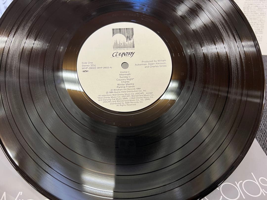 George Winston - Country Soundtrack LP Japan Original Windham Hill WHP-28022