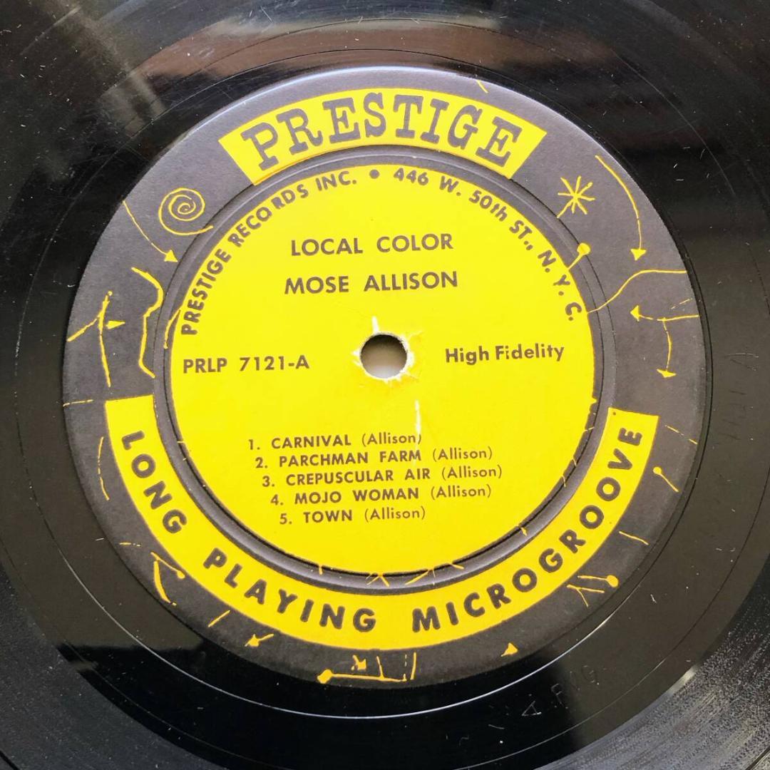 Mose Allison - Local Color LP 1957 Prestige PRLP 7121 Original DG Mono RVG Jazz