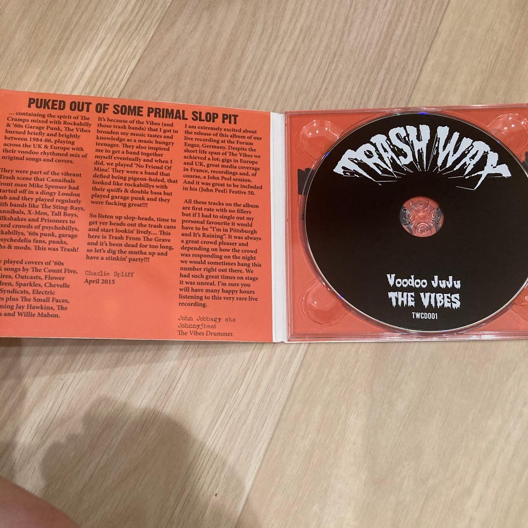 The Vibes - Voodoo Juju CD Limited Edition 250 Copies Trash Wax Live 1985 Rare