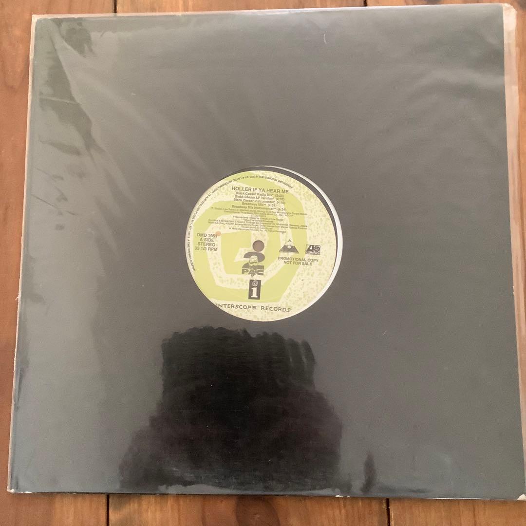 2Pac - Holler If Ya Hear Me 12" Vinyl Promo Single Interscope Hip Hop