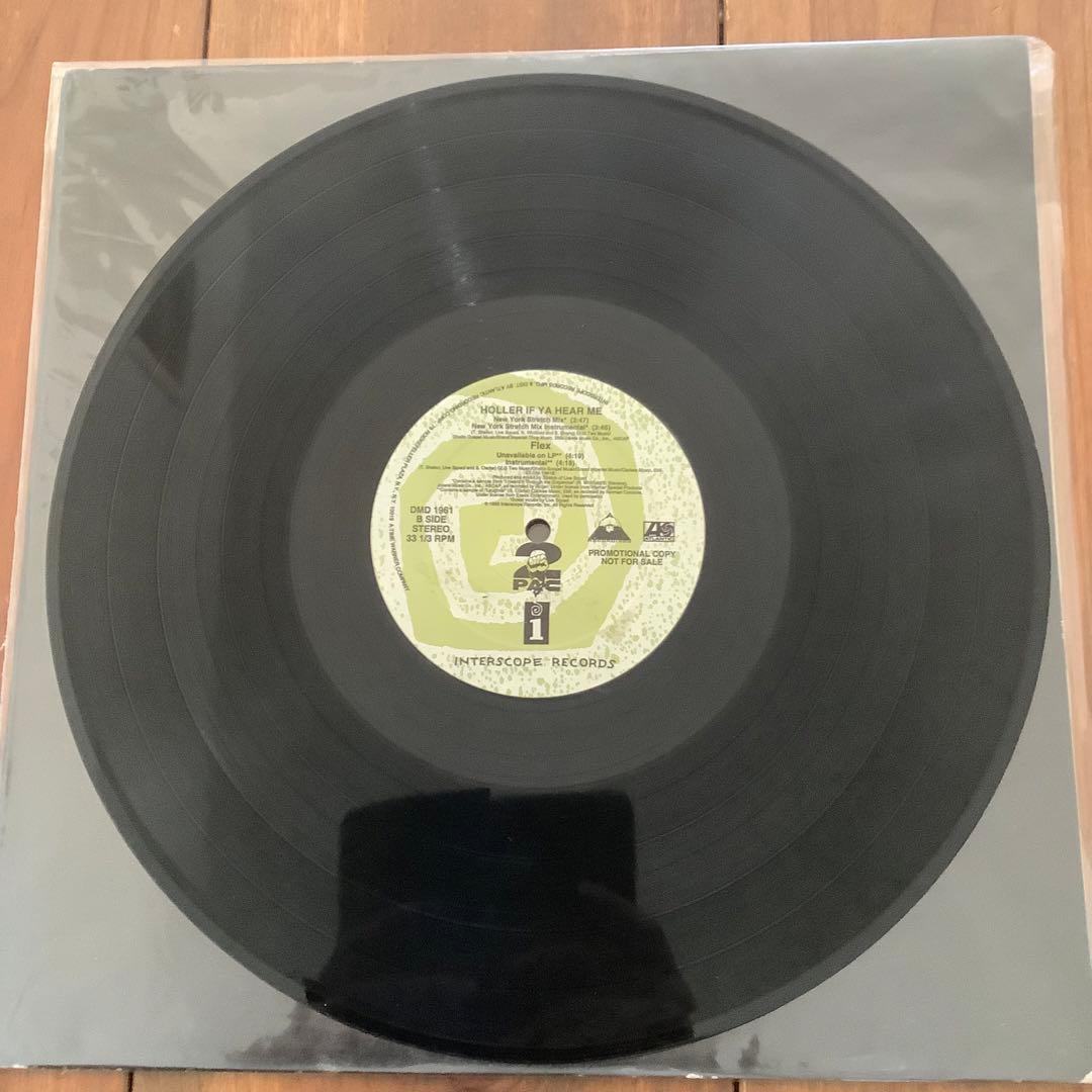 2Pac - Holler If Ya Hear Me 12" Vinyl Promo Single Interscope Hip Hop