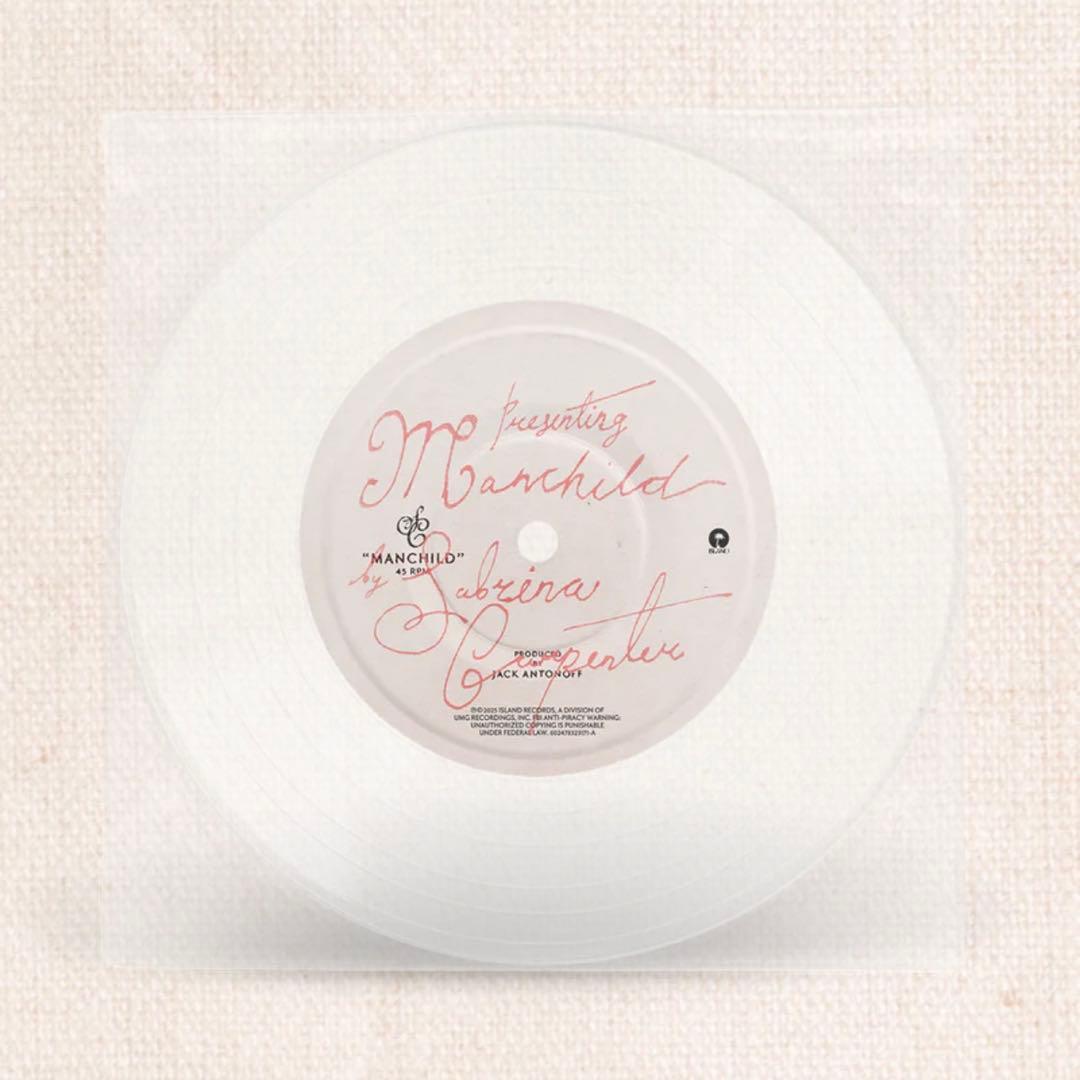 Sabrina Carpenter - Manchild 7-inch Clear Vinyl Single Record