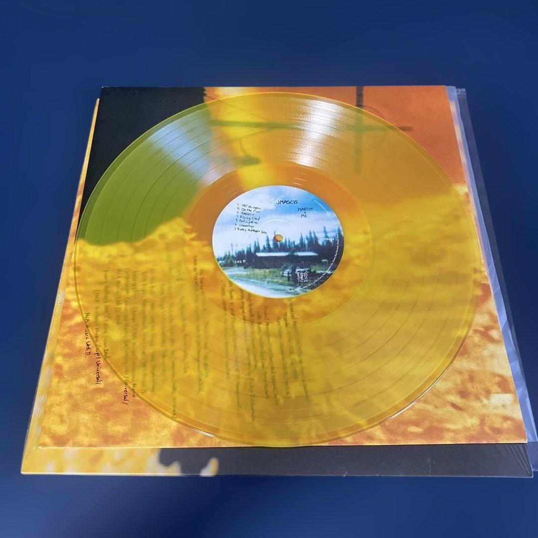 J Mascis - Martin + Me LP Limited Yellow Vinyl Record