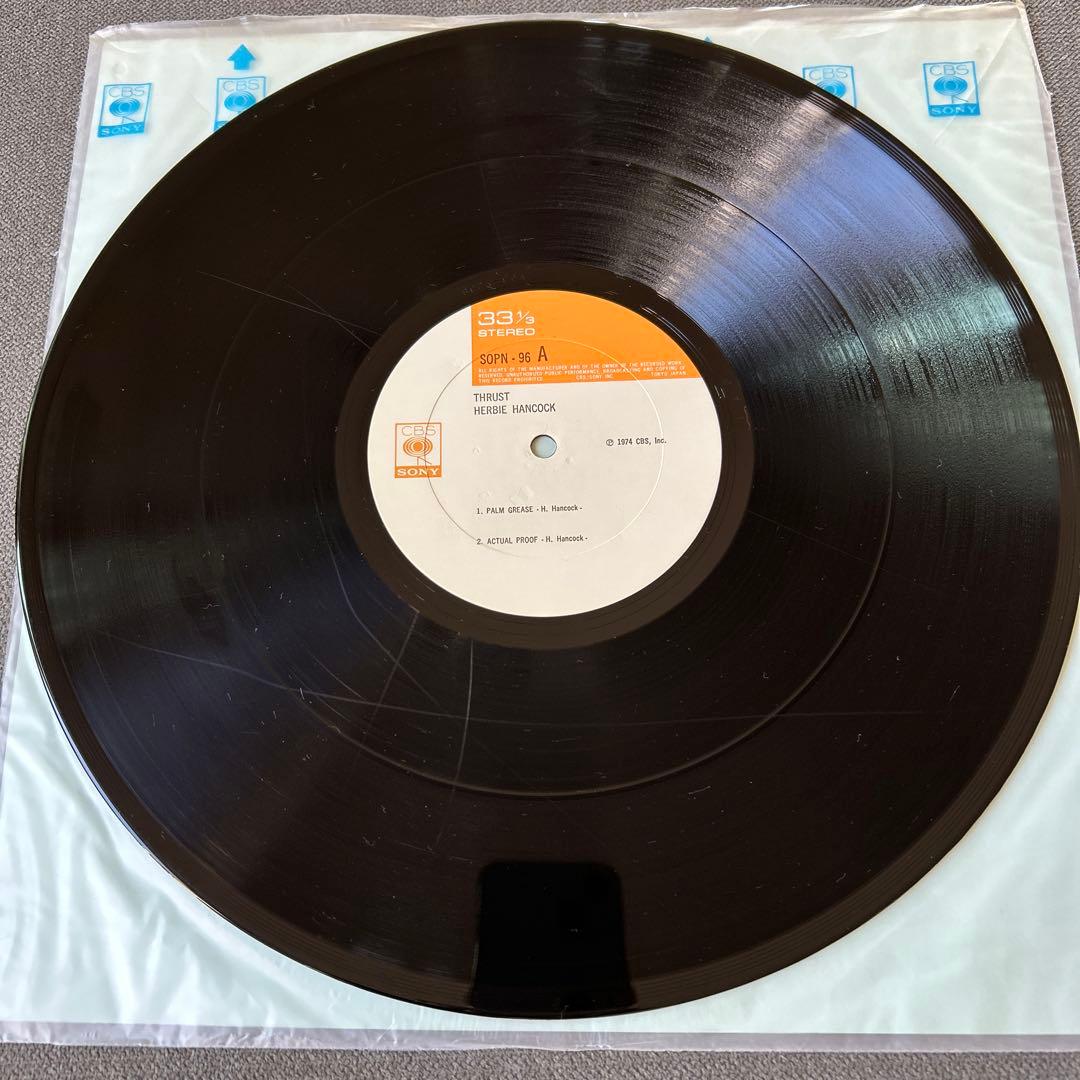 Herbie Hancock Thrust LP Japan CBS/SONY SOPN-96 Jazz Funk Fusion Record