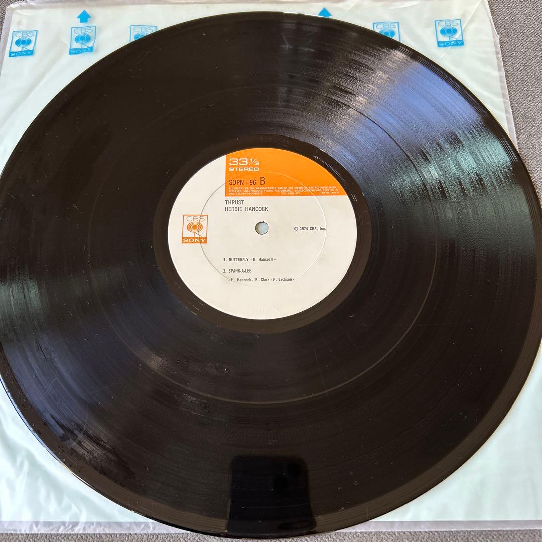 Herbie Hancock Thrust LP Japan CBS/SONY SOPN-96 Jazz Funk Fusion Record