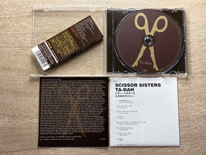 Scissor Sisters Ta-Dah CD Japan Press with OBI Limited Edition 2006