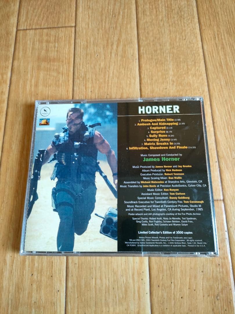 Commando OST 2003 Limited Edition 3000 Copies Arnold Schwarzenegger Soundtrack | Japansoundstore