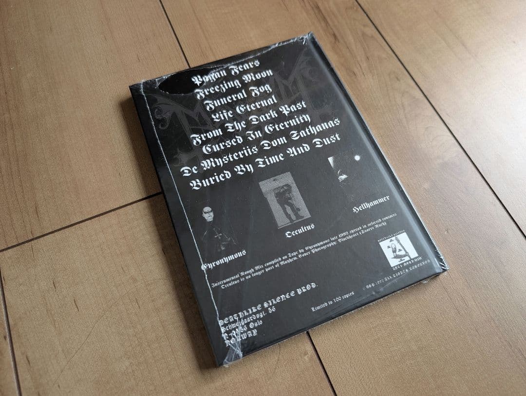 Mayhem De Mysteriis Dom Sathanas A5 Digibook CD Limited 100 Copies Black Metal