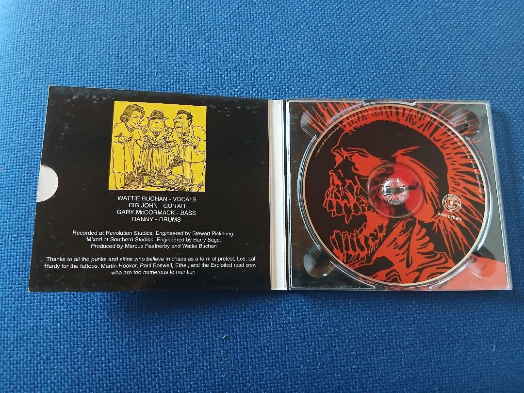 The Exploited Let's Start A War CD 2001 UK Pressing Captain Oi! Records
