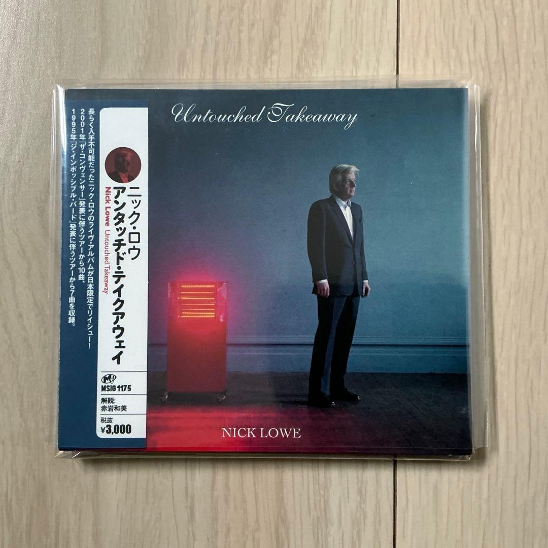 Nick Lowe - Untouched Takeaway CD Japan Press Limited Edition with OBI MSIG 1175