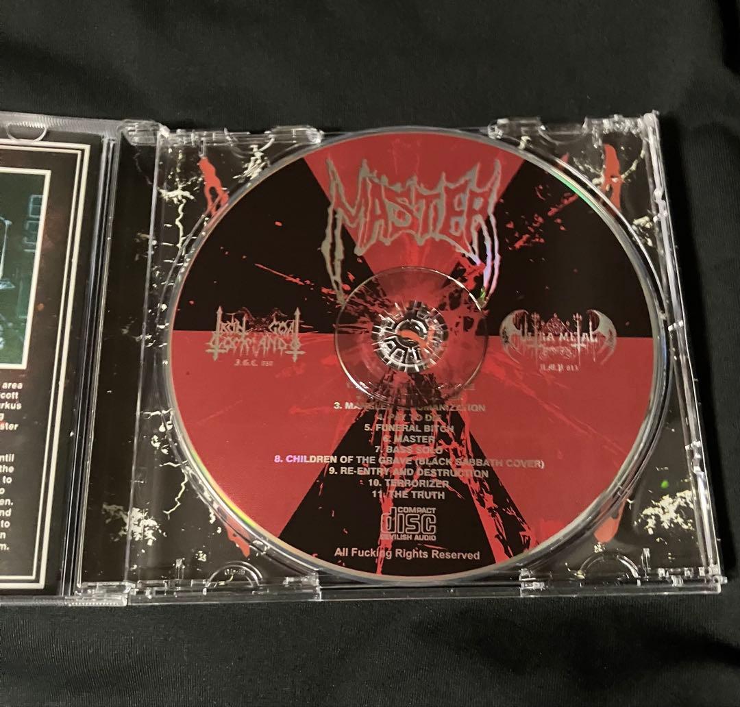 Master - Master CD Limited Edition 2015 Colombia Pressing Death Metal