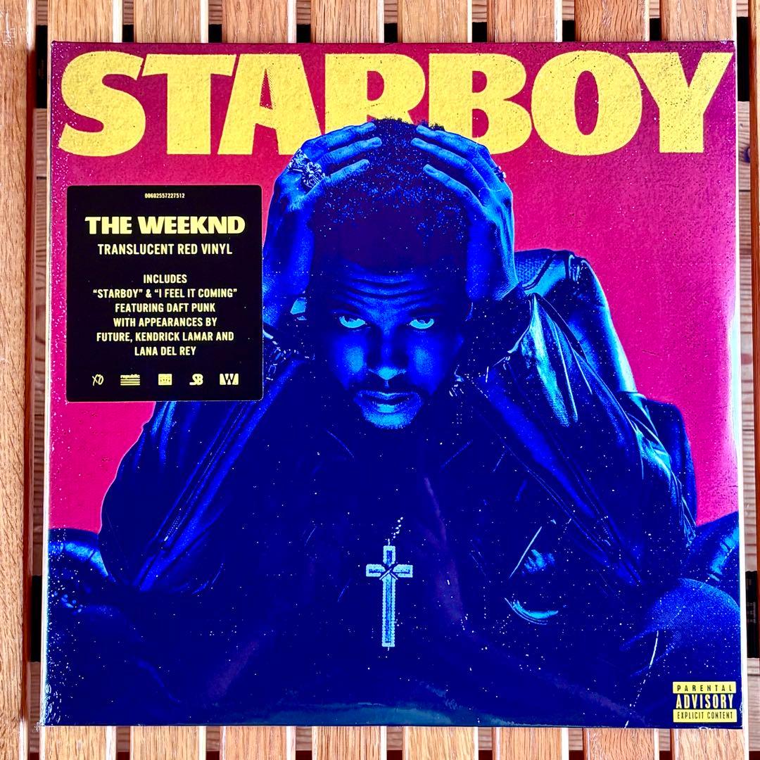 The Weeknd - Starboy 2LP Translucent Red Vinyl Record Album