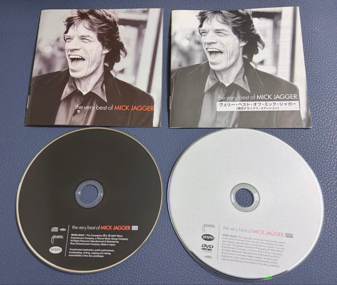 Mick Jagger The Very Best Of CD+DVD Japan Press Limited Edition with OBI 2007