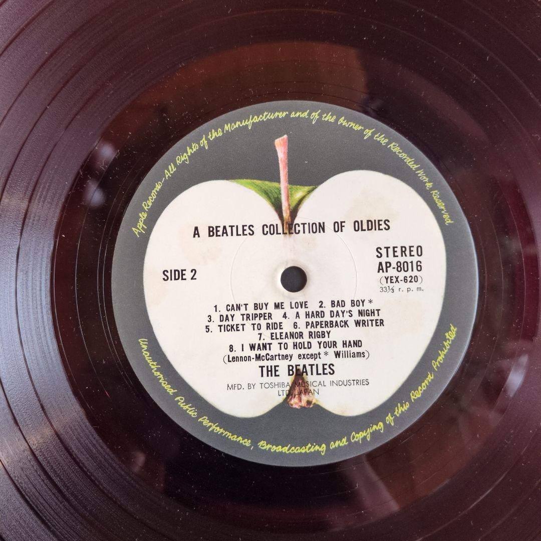 The Beatles Oldies Record AP-8016 Red Vinyl Blue Label Used | Japansoundstore