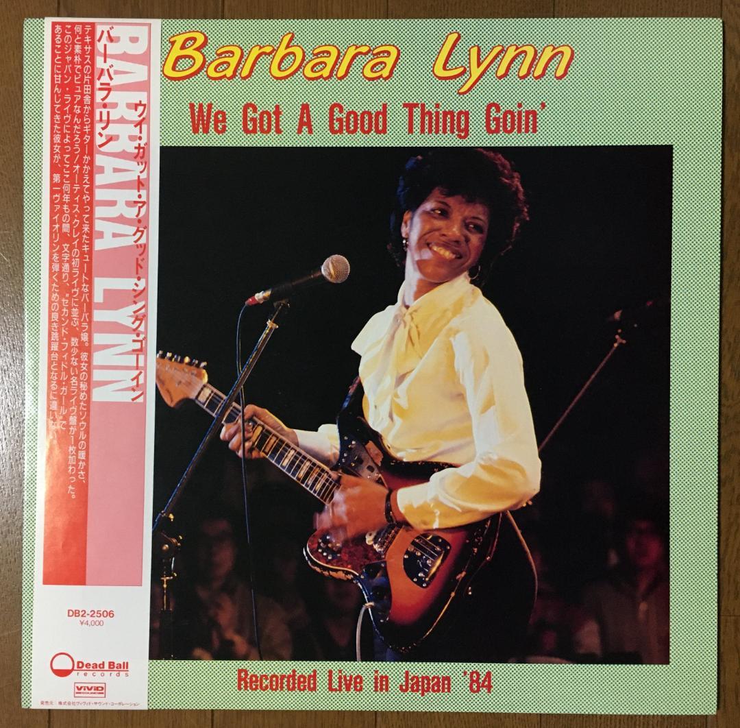 Barbara Lynn We Got A Good Thing Goin' Live In Japan '84 2LP Vinyl Obi Japan