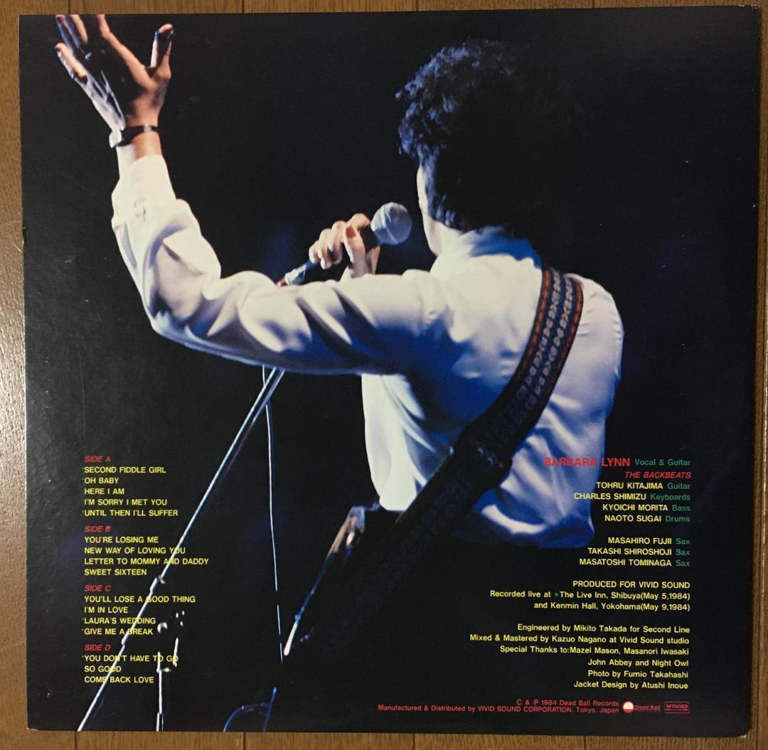 Barbara Lynn We Got A Good Thing Goin' Live In Japan '84 2LP Vinyl Obi Japan