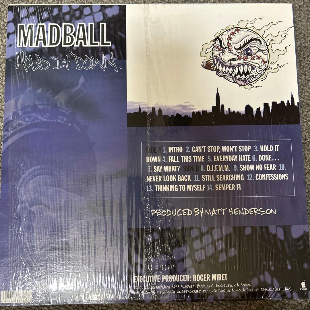 Madball Hold It Down LP 2000 US Original Pressing Epitaph Records NYHC