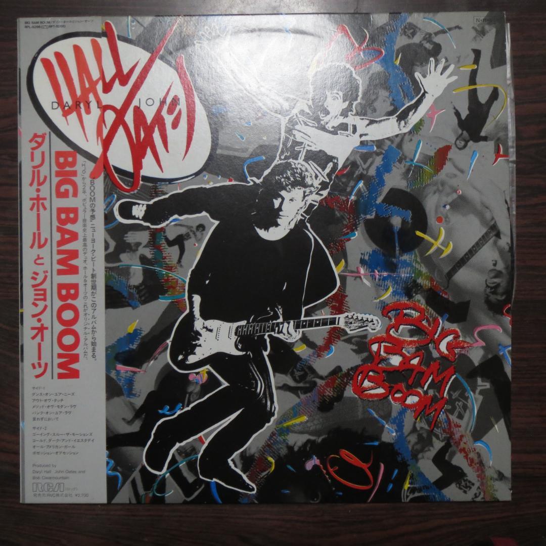Daryl Hall & John Oates Big Bam Boom Japan LP Vinyl Record with Obi Insert