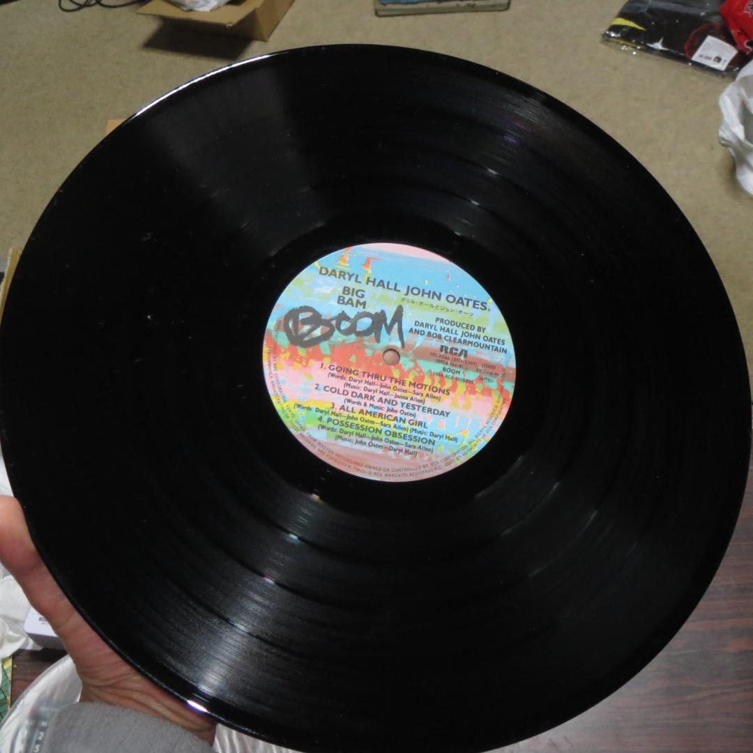 Daryl Hall & John Oates Big Bam Boom Japan LP Vinyl Record with Obi Insert