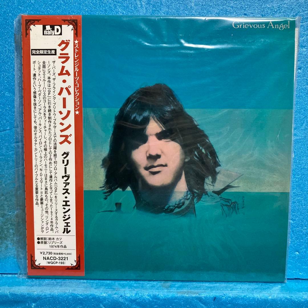 Gram Parsons - Grievous Angel CD Japan Paper Sleeve Edition OBI 1974 Country