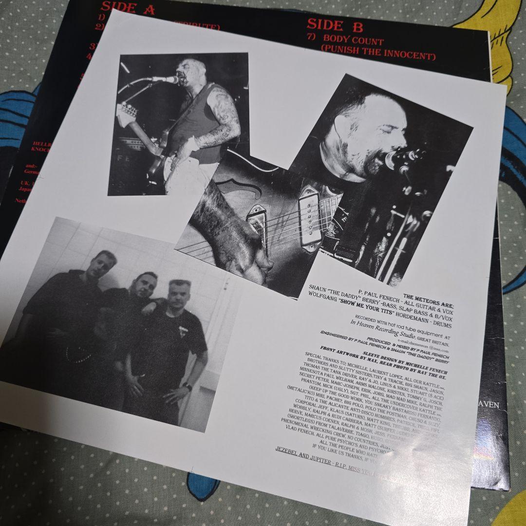 The Meteors - Bastard Sons of a Rock 'n' Roll Devil LP Green Vinyl Psychobilly