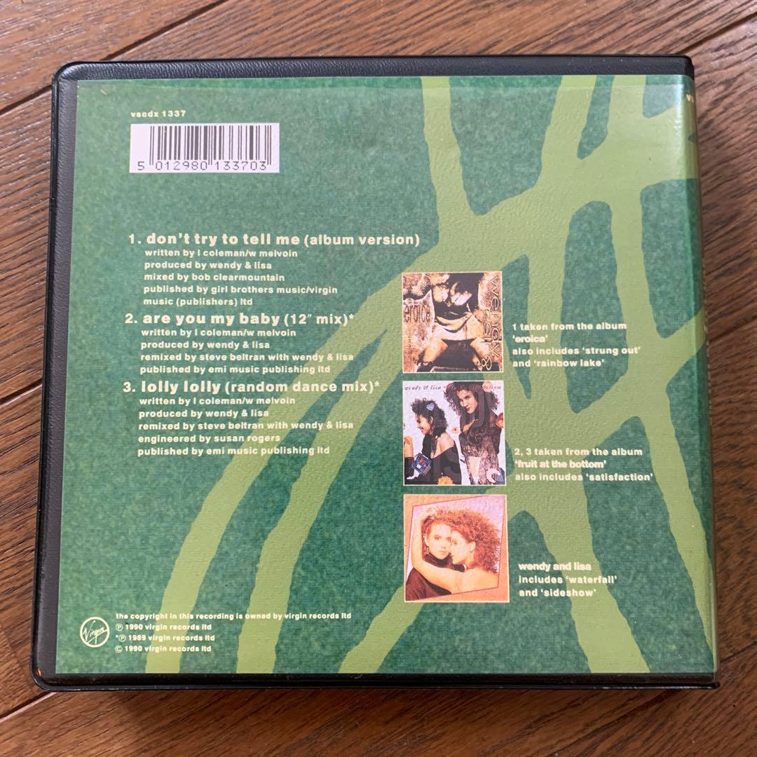 Wendy & Lisa Don't Try To Tell Me Limited Edition De-Luxe CD 1990 UK Press