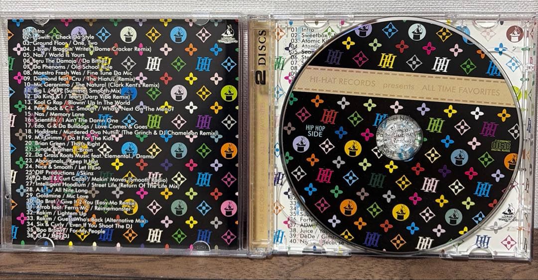 Various Artists Hi-Hat Records All Time Favorites 2CD Japan Promo R&B Hip Hop