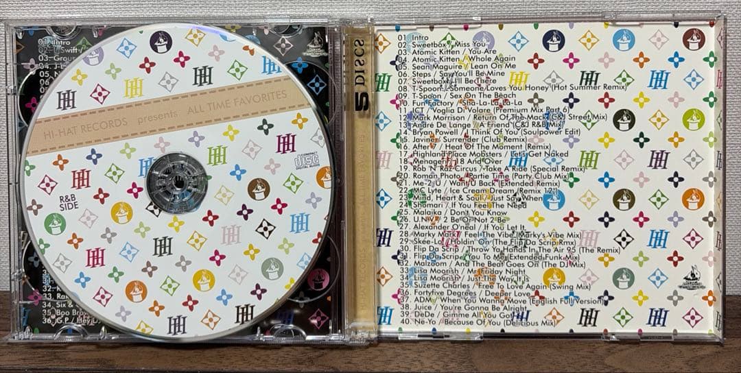 Various Artists Hi-Hat Records All Time Favorites 2CD Japan Promo R&B Hip Hop