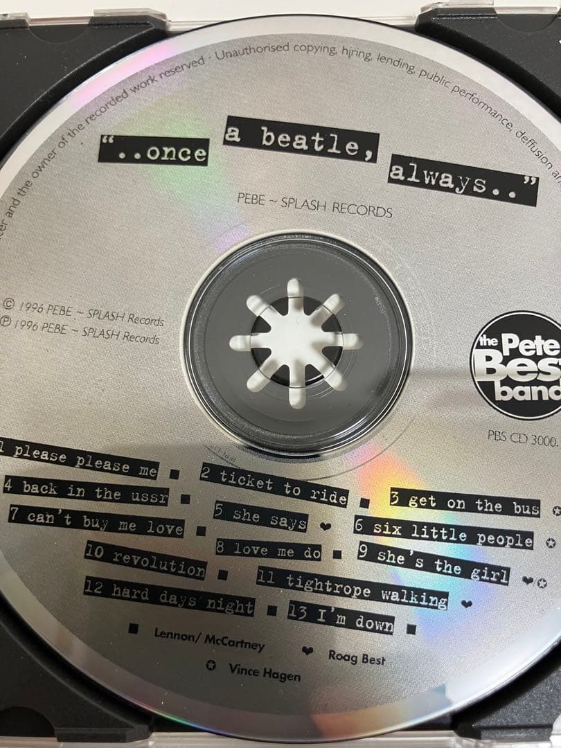 The Pete Best Band -...once a beat, always.. CD Signed Limited Edition (1996)