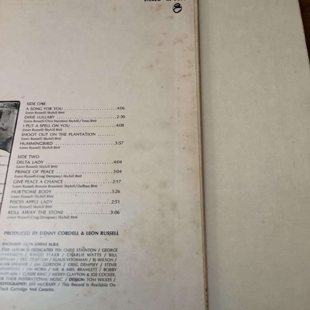 Leon Russell - S/T 1972 Japan Vinyl LP RJ-5060 Classic Rock