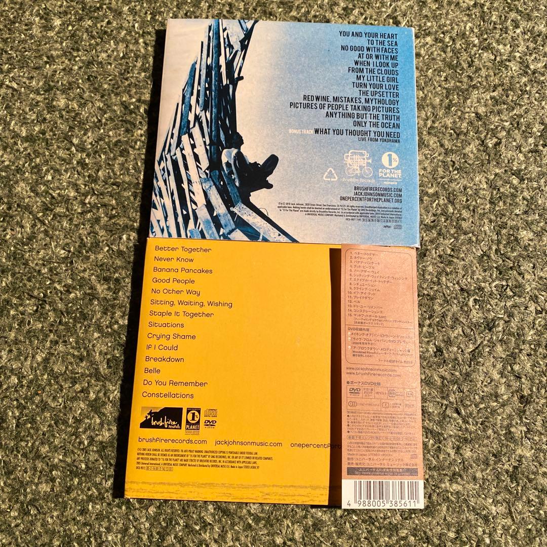 Jack Johnson In Between Dreams Special Edition Japan CD+DVD w/ OBI