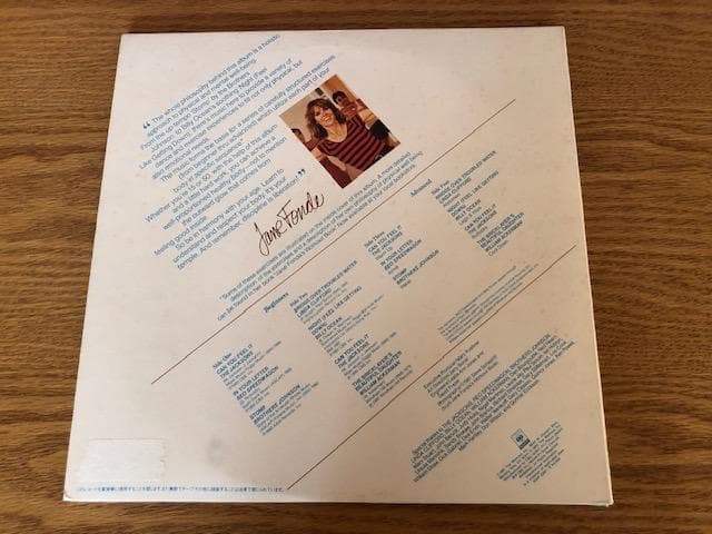 Jane Fonda's Workout Record Vinyl 2LP Japan 1982 CBS/Sony 40AP 2387 Obi Promo