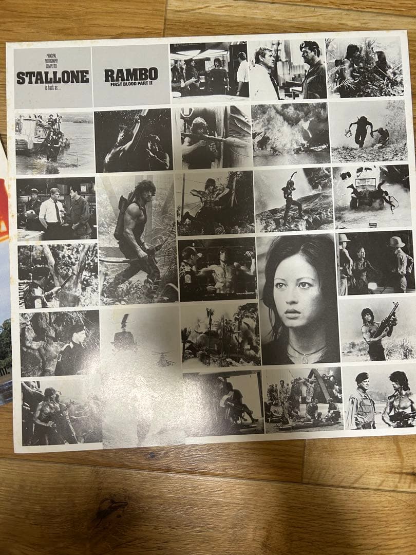Rambo First Blood Part II Original Soundtrack Vinyl LP Japan K28P 4153 w/Poster