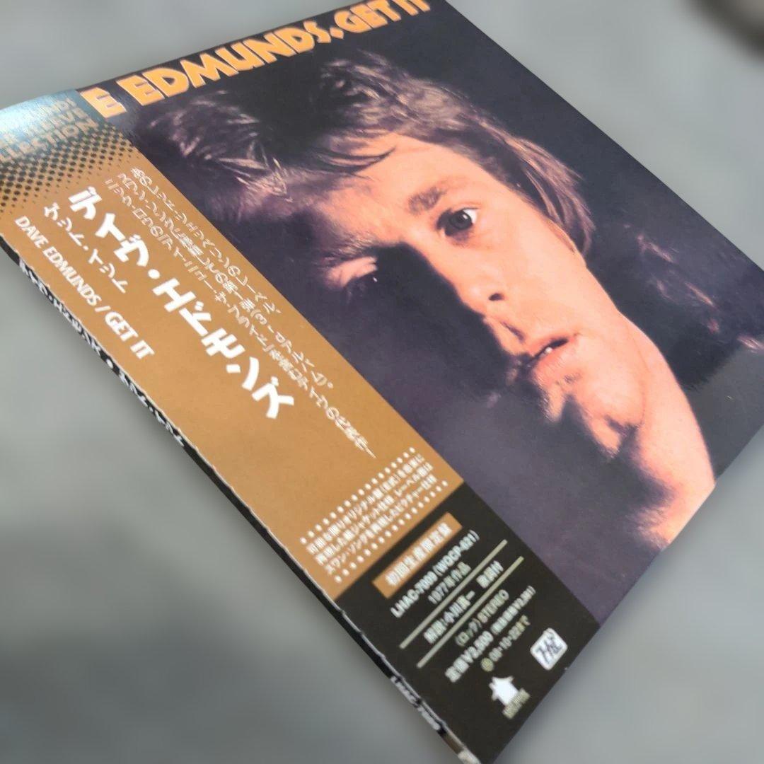 Dave Edmunds Get It Japan CD Paper Sleeve Limited Edition with OBI 1977 Rock