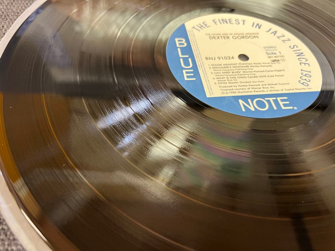 Dexter Gordon The Other Side Of Round Midnight Vinyl LP Japan 1986 Obi 1S Press