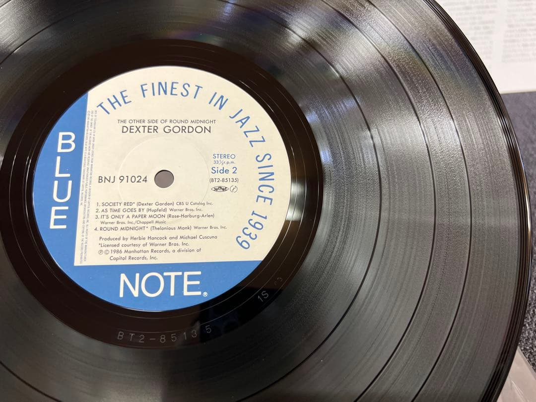 Dexter Gordon The Other Side Of Round Midnight Vinyl LP Japan 1986 Obi 1S Press