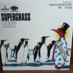 Supergrass Lenny 7" Vinyl Record Blue Limited Edition Parlophone Indie Rock