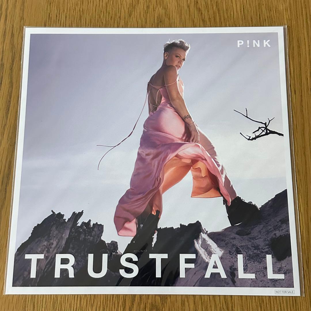 P!nk Trustfall Japan CD with Exclusive Mega-Jacket Mini Poster SICP 6502