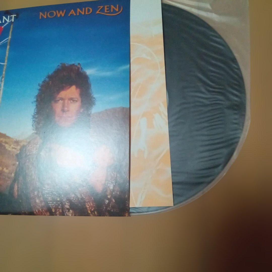 Robert Plant - Now And Zen LP Vinyl 1988 Japan Issue With Obi Insert Rock