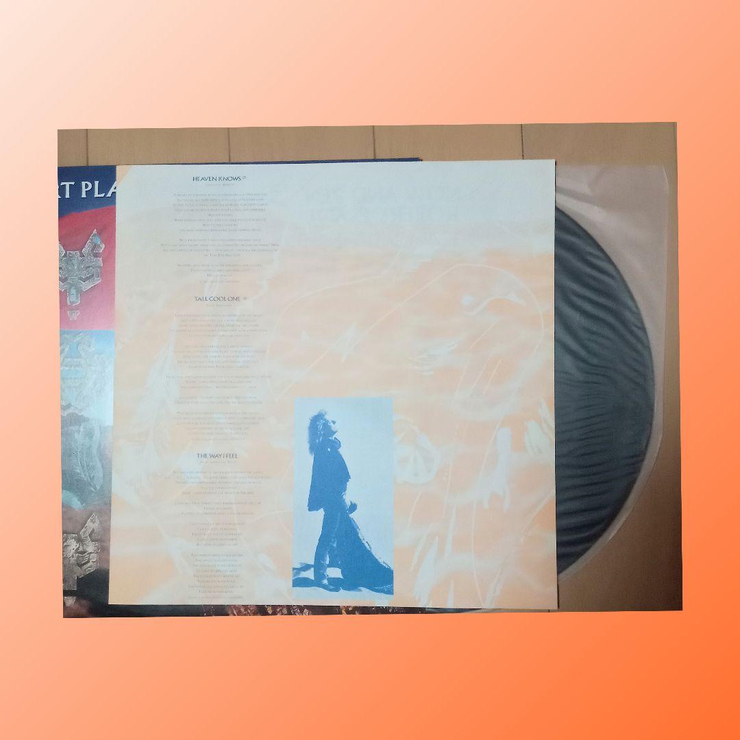 Robert Plant - Now And Zen LP Vinyl 1988 Japan Issue With Obi Insert Rock