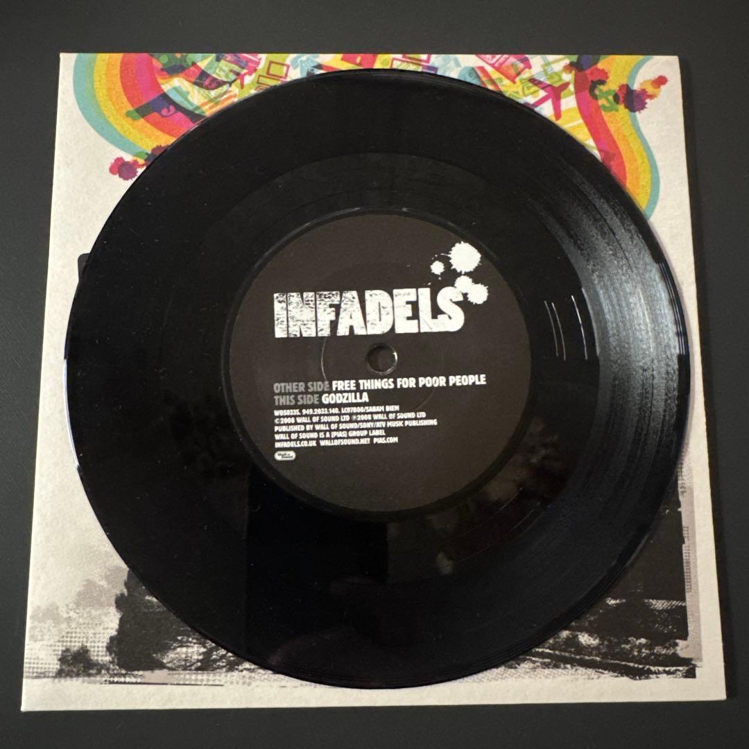 Infadels - Free Things For Poor People / Godzilla 7-inch Vinyl Single