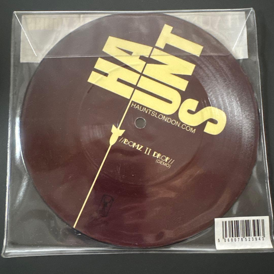 Haunts - Live Fast Die Young / Bomz II Drop 7" Vinyl Brown Color Rare UK Indie
