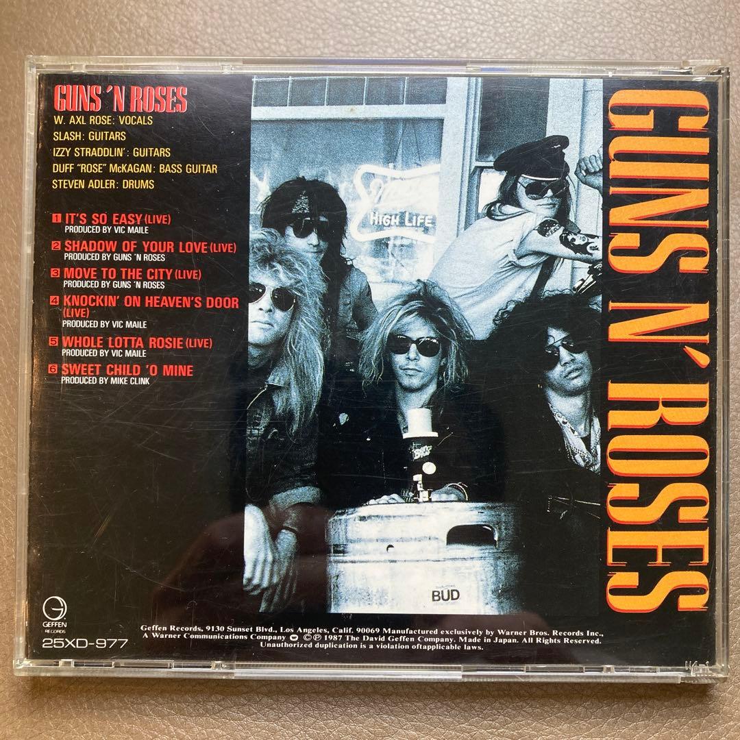 Guns N' Roses Live From The Jungle Japan CD 25XD-977 1988 First Press EP