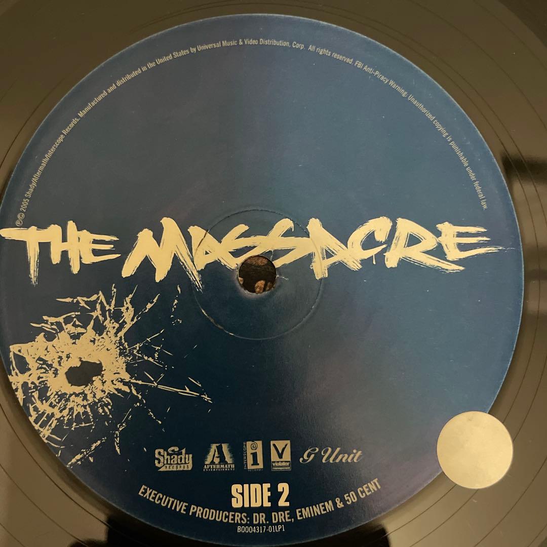 50 Cent - The Massacre 2LP Vinyl Record 2005 Original Hip Hop Album US Pressing