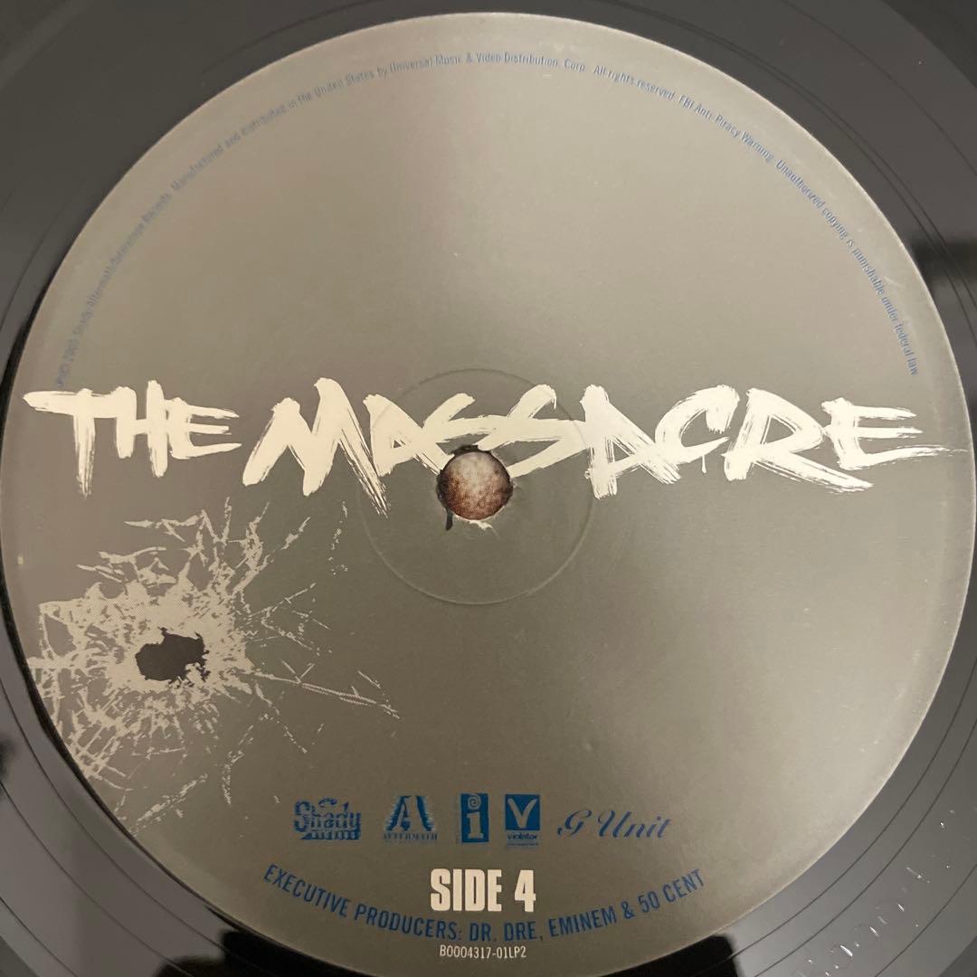 50 Cent - The Massacre 2LP Vinyl Record 2005 Original Hip Hop Album US Pressing