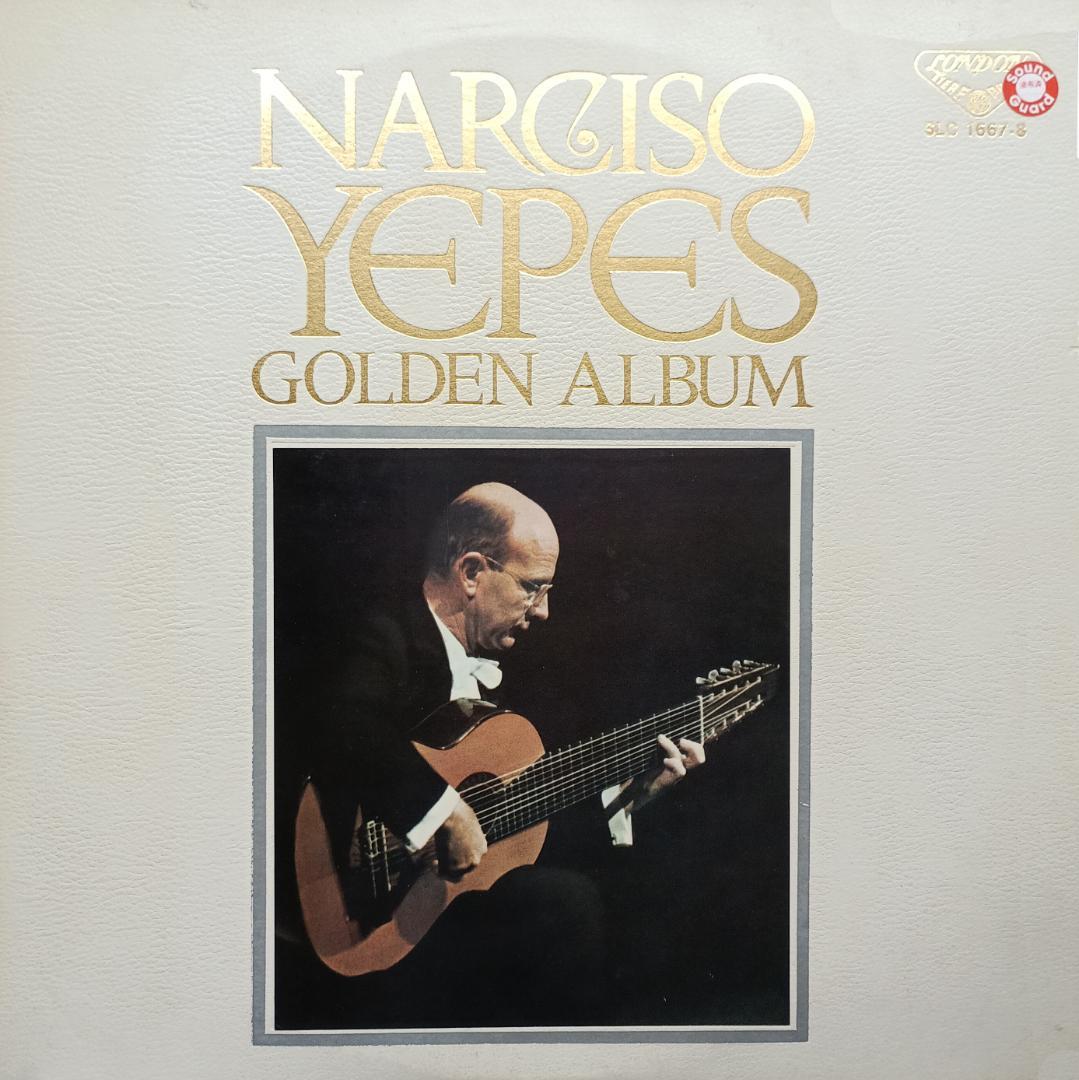 Narciso Yepes Golden Album 2LP Japan Vinyl Record SLC1667-8 Classical Guitar
