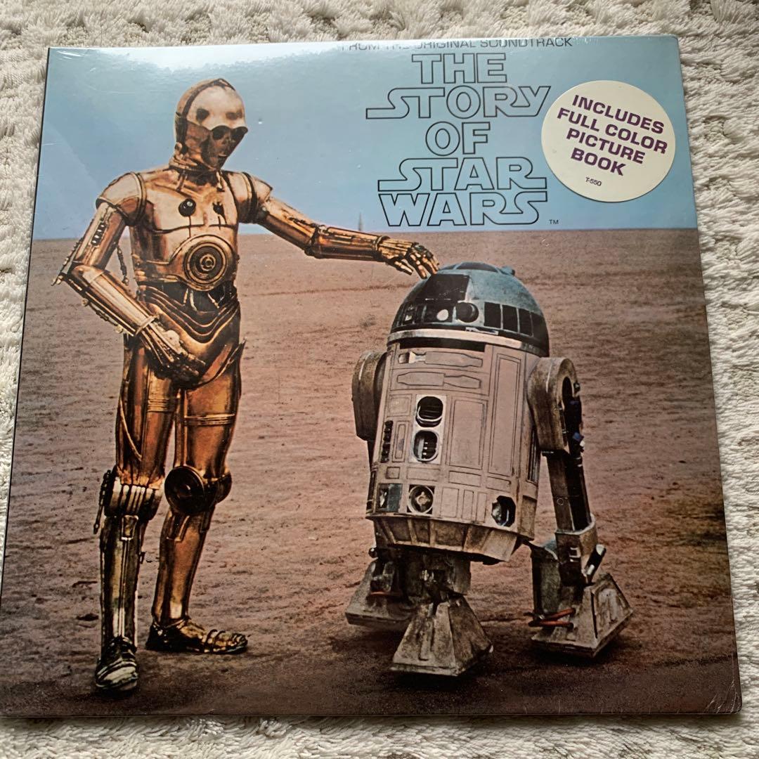 The Story of Star Wars 1977 US Original LP Vinyl Record T-550 w/ Picture Book
