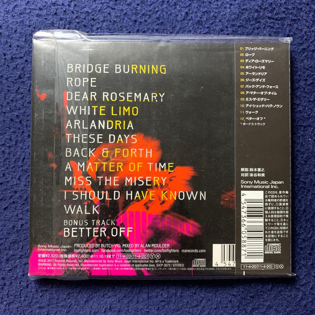 Foo Fighters - Wasting Light CD Japan Press with OBI First Press Limited Edition