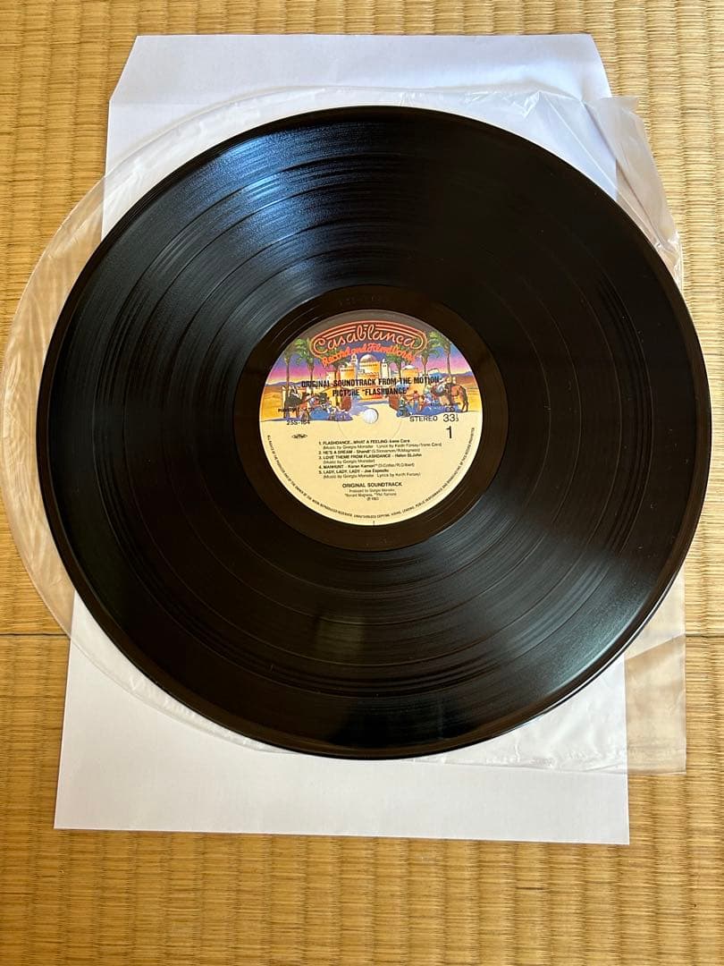 Flashdance Original Soundtrack LP 1983 Japan Vinyl Record With Obi 25S-164